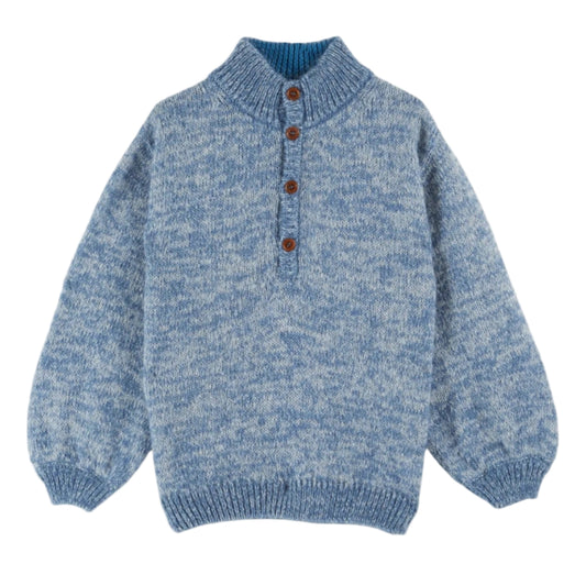 52B.AC133 # Παιδικό Πουλόβερ Bleu