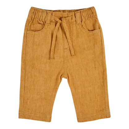 62A.AD153_CHINESE MUSTARD # Baby Trousers Mustard
