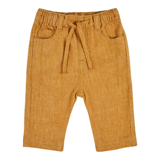 62A.AD153_CHINESE MUSTARD # Baby Trousers Mustard