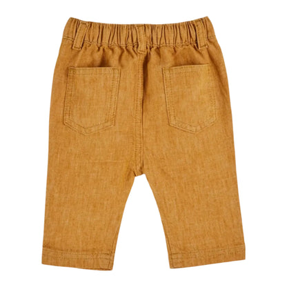 62A.AD153_CHINESE MUSTARD # Baby Trousers Mustard