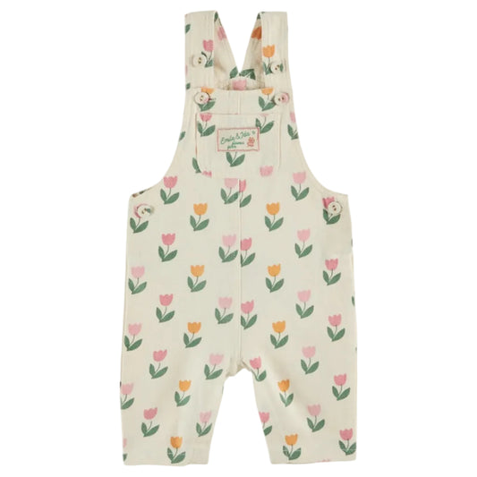 62A.AD167_TULIPE # Baby Dungarees Tulipe