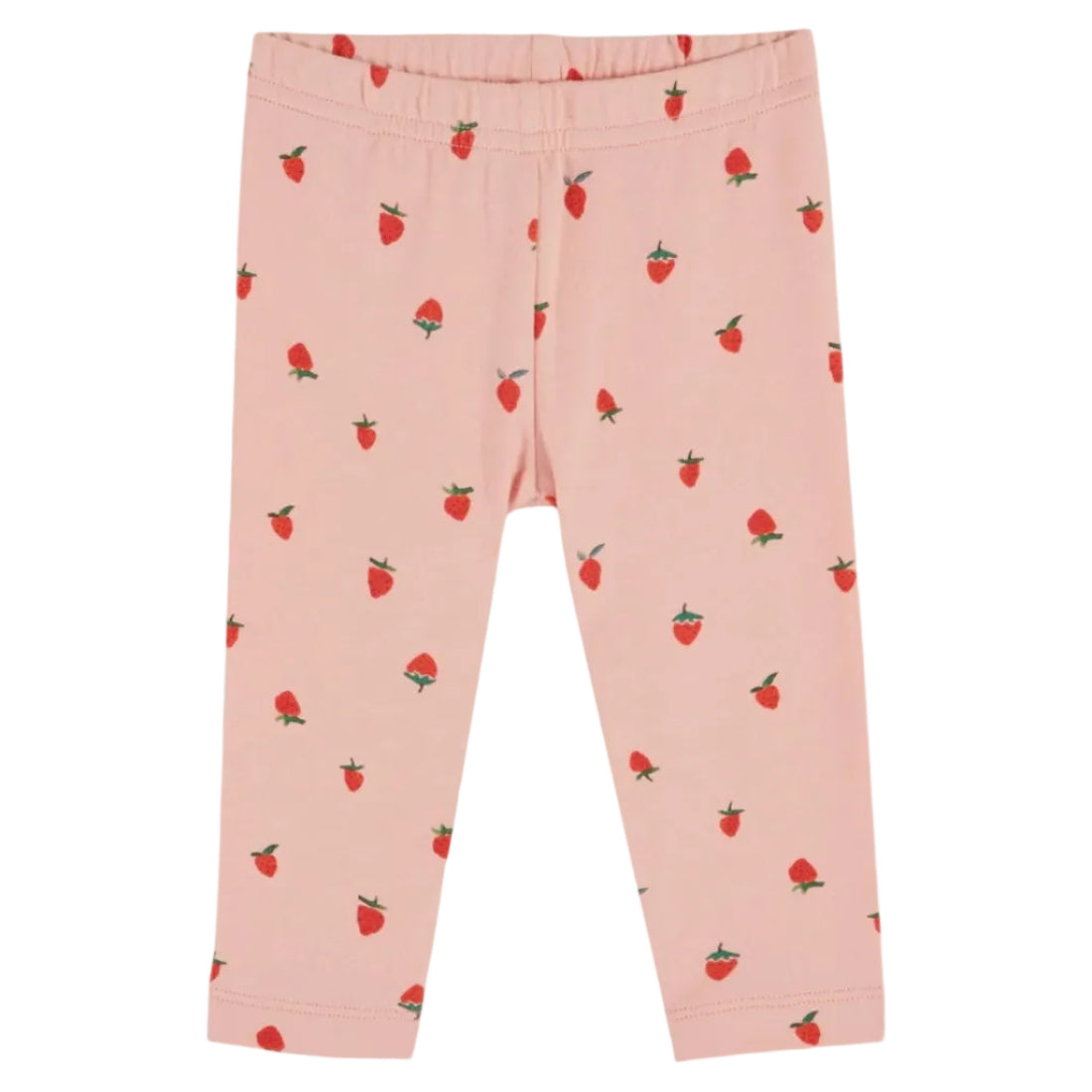 62A.AD218_GUARI_bebe # Baby Leggings Pink Strawberries