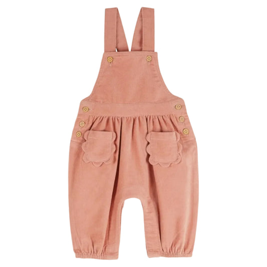 Baby Corduroy Dungaree Fleur