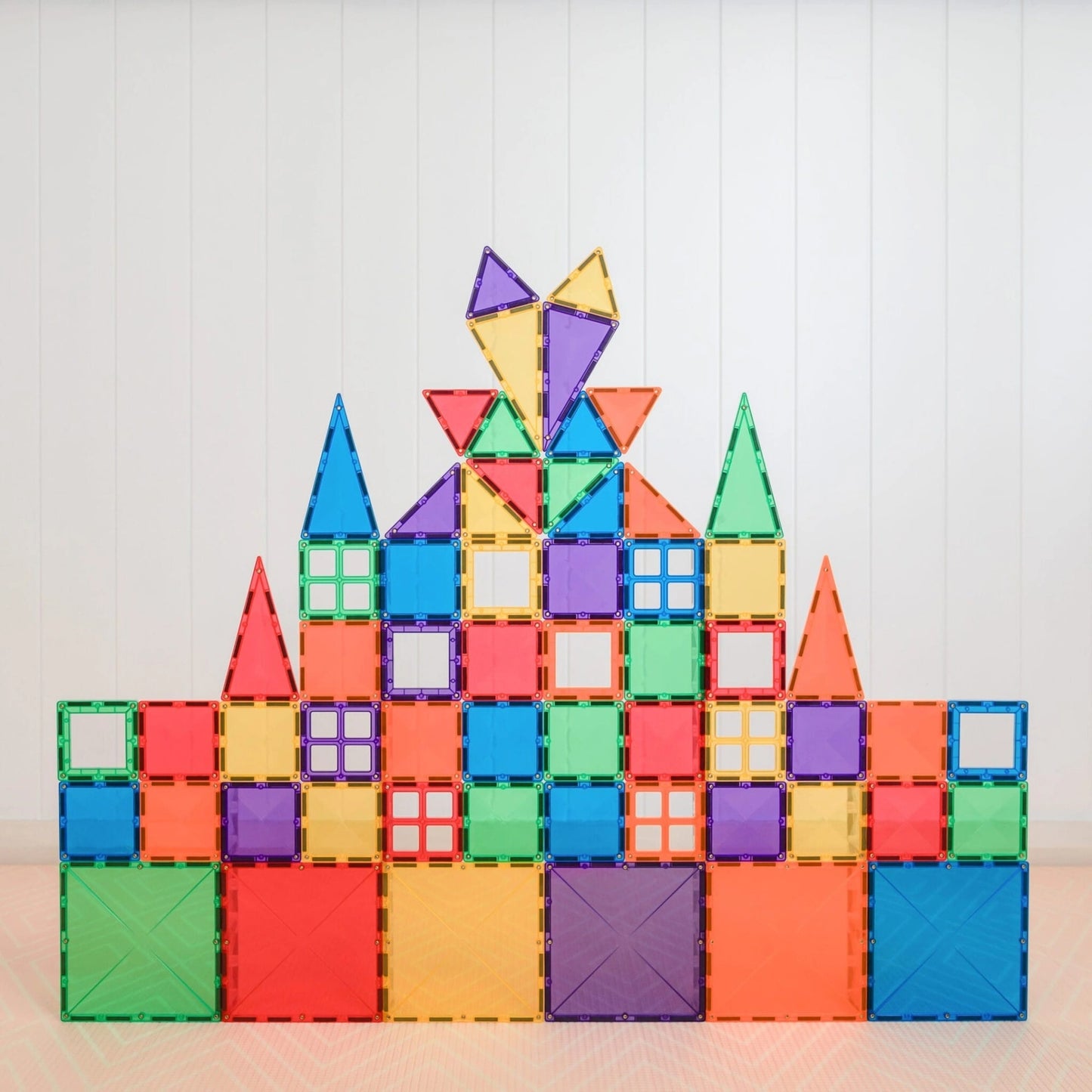 99.CTR00060ST # Magnetic Construction Toy Rainbow Starter 60pc
