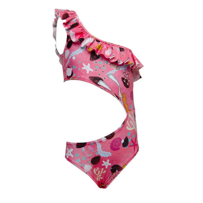 62A.VW-SWIM-JUICYDRIVE # Kids One-Piece Swimsuit Cut Out Juicydrive