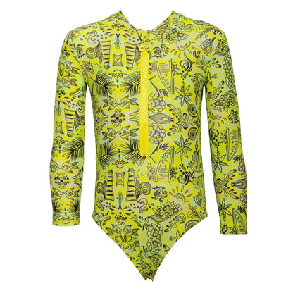 62A.VW-SWIM-LIGHTPLAY # Kids Long Sleeve One-Piece Swimsuit Lightplay