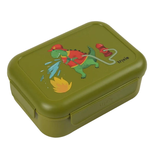 99.T66149 # Food Container with Clips Fireman Mr Dino