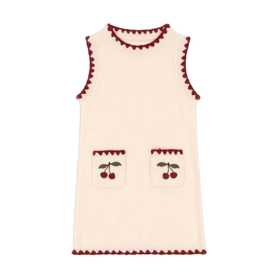 99.KS104271_OFFWHITE # Παιδικό Αμάνικο Φόρεμα Collette