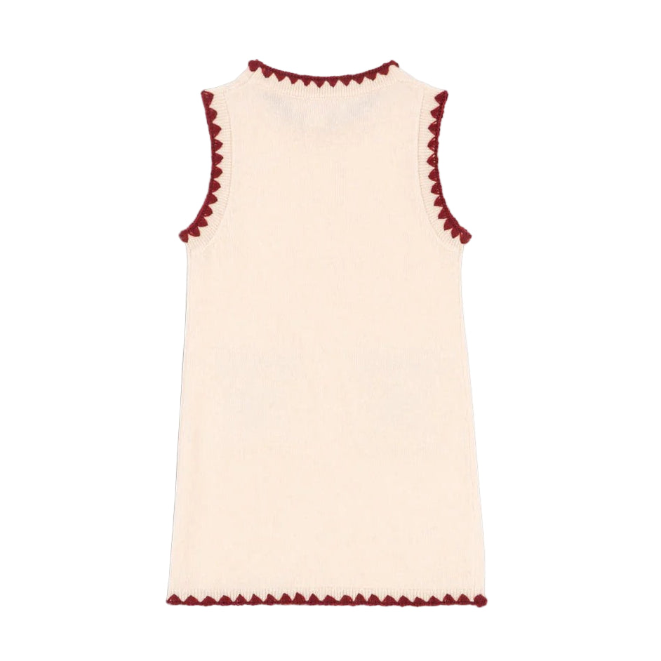 99.KS104271_OFFWHITE # Παιδικό Αμάνικο Φόρεμα Collette