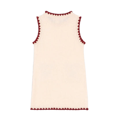 99.KS104271_OFFWHITE # Παιδικό Αμάνικο Φόρεμα Collette