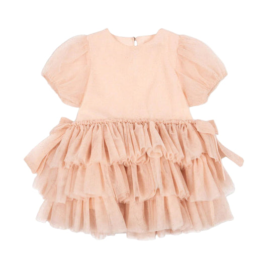 99.KS104296_PALEBLUSH # Παιδικό Τούλινο Φόρεμα Fay Pale Blush