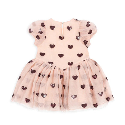 99.KS104313_AMOURPLUM # Παιδικό Τούλινο Φόρεμα  Heartlily Amour Plum