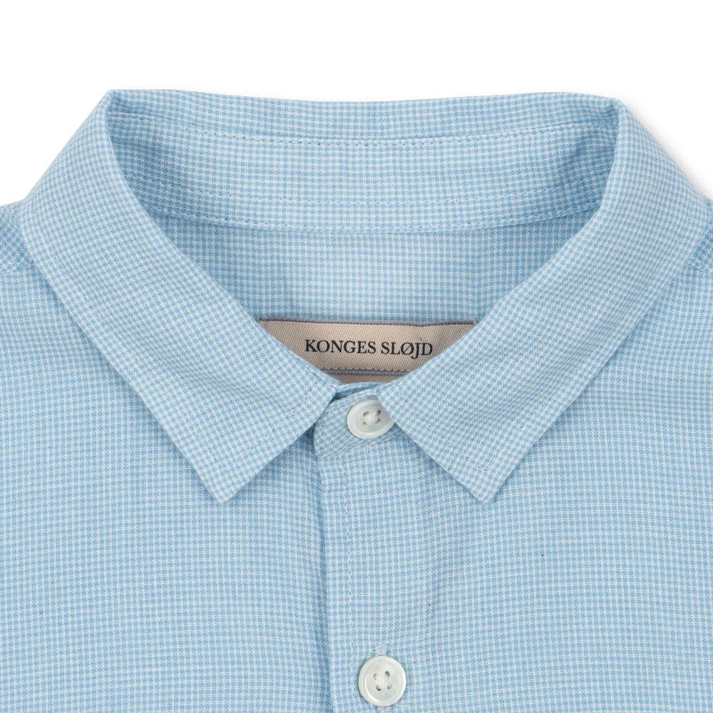99.KS105388_BLUE_CHECK # Παιδικό Κοντομάνικο Πουκάμισο Fran Blue Check