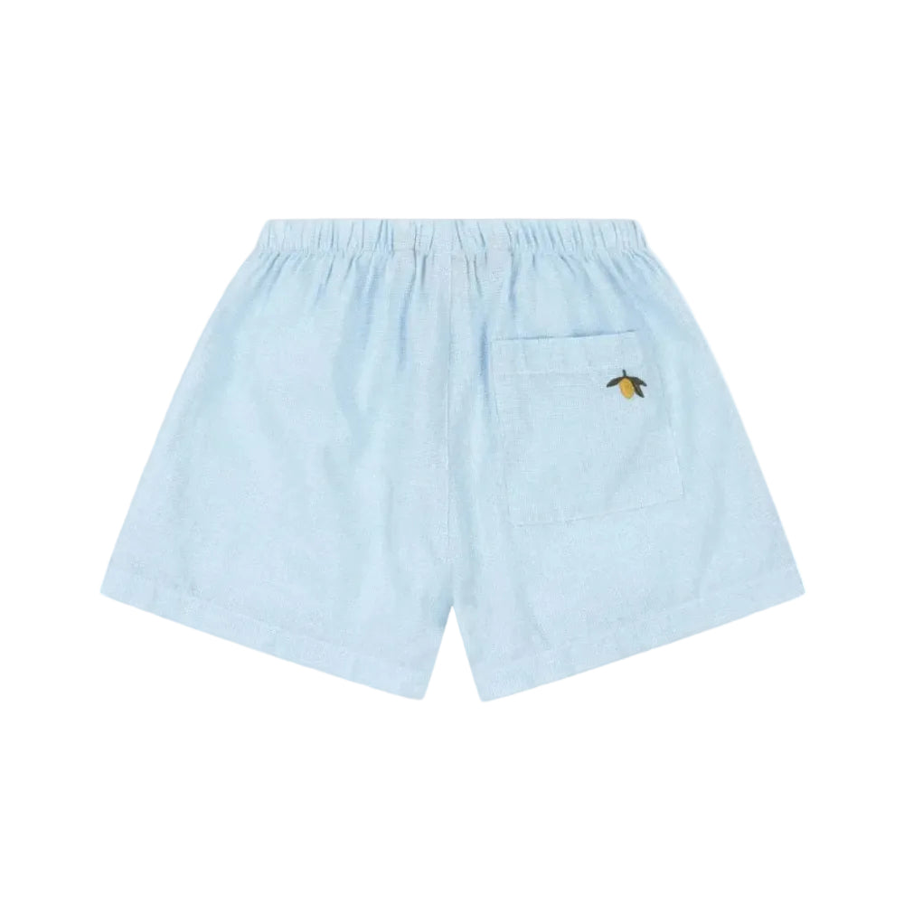 99.KS105389_BLUE_CHECK # Παιδικό Σορτς Fran Blue Check