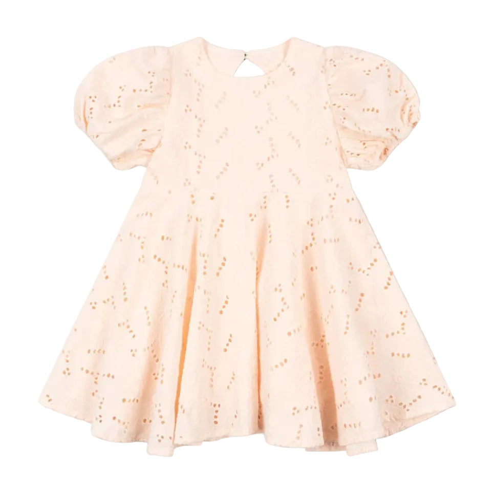 99.KS105403_CREOLEPINK # Kids Short-Sleeved Dress Glaise Creole Pink