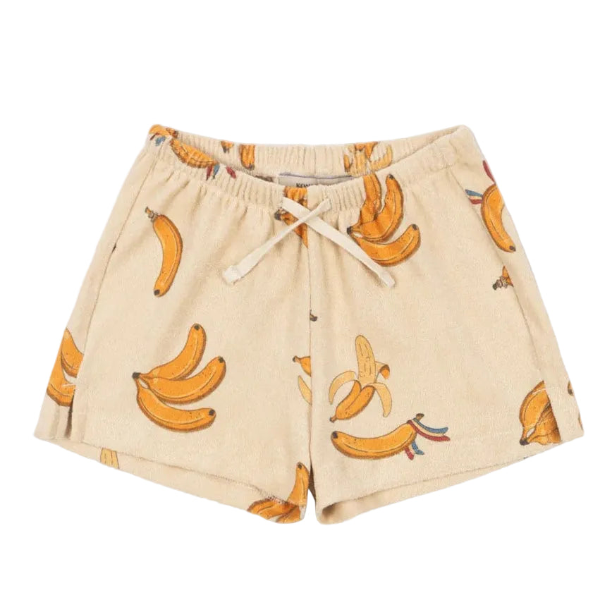 99.KS105426_GOBANANAS # Baby Terry Shorts Go Bananas