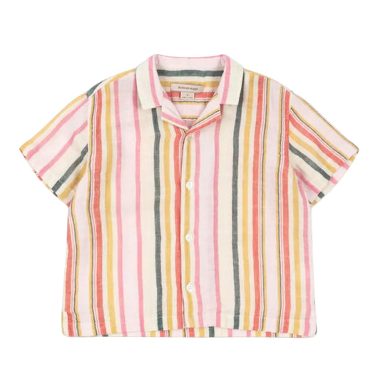 99.KS105572_MALIBUSTRIPE # Baby Short-Sleeved Shirt Venice Malibu Stripe
