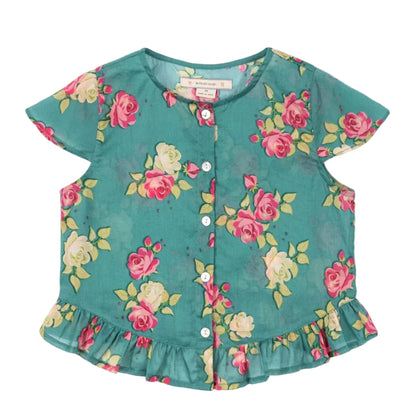 99.KS105577_MIDORI # Kids Short Sleeve Shirt Viola Midori