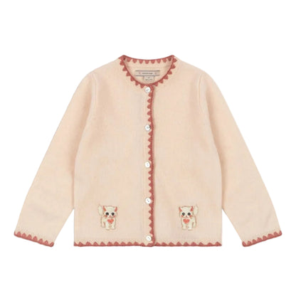 99.KS105955_ROSEY # Παιδική Πλεκτή Ζακέτα Rosey