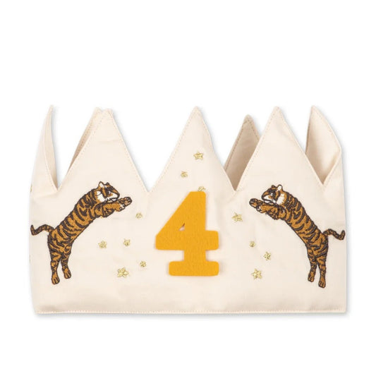 Kids Birthday Crown Tiger