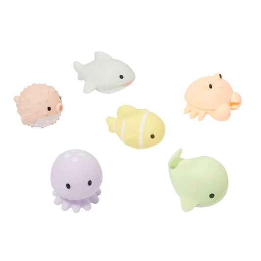 62A.S41BASPL # Water Squirters Set of 6 Sea Animal Ocean Friends 