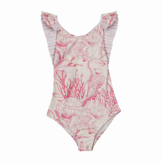 62A.S6GT201P # Kids One-Piece Swimsuit Thalassa Pink 