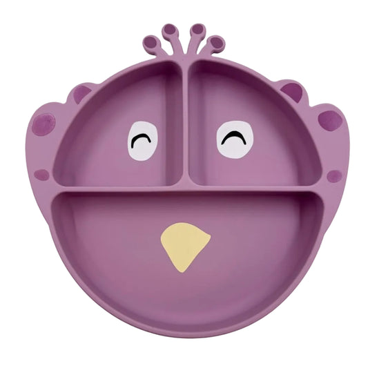 99.T96463 # Kids Silicone Plate Mrs Peacock