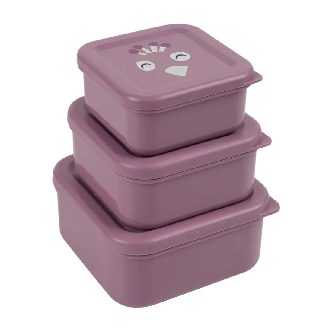 99.T05198 # Snack Container Set Mrs Peacock 3 pcs
