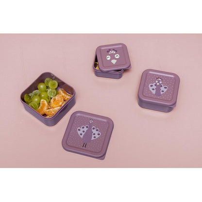 99.T05198 # Snack Container Set Mrs Peacock 3 pcs