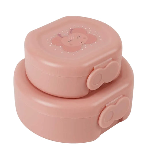 99.T06229 # Set Snack Container Mrs Butterfly