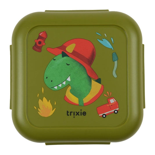 99.T04149 # Food Container Fireman Mr Dino