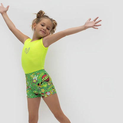 62A.VW-SHO-BOROLA # Kids Biker Shorts Borola