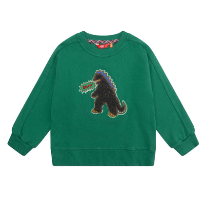 52B.YF25BHJ501 # Παιδική Μπλούζα Φούτερ Hanz Verdant Green