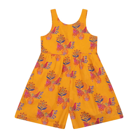 62A.YS26GPA208 # Παιδική Ολόσωμη Φόρμα Σορτς Polly Blazing Orange