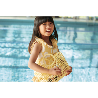 99.LW20501_2608 # Life Vest Dove Flower Lemon Yellow