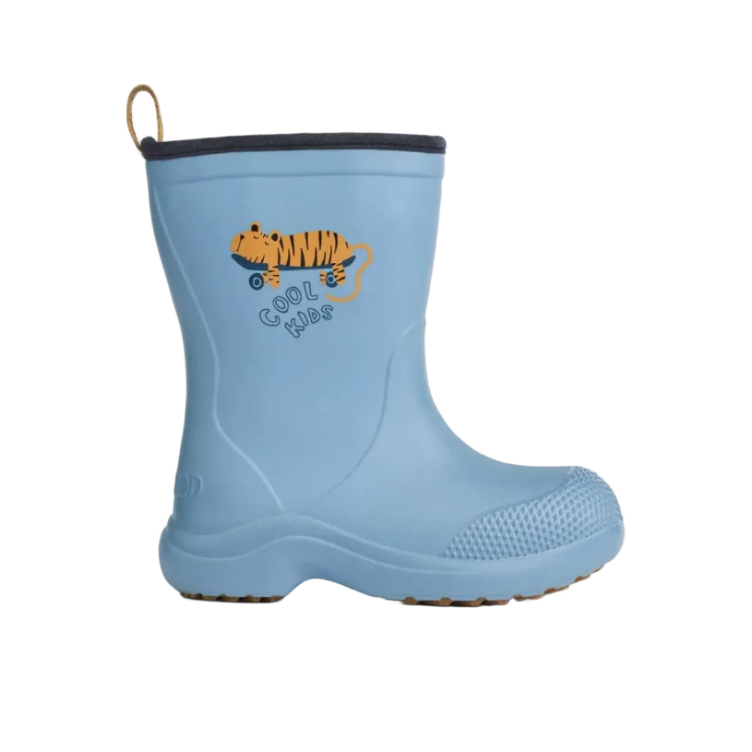 99.LW20058_2642 # Kids Rainboots Aston Tiger Beach Blue