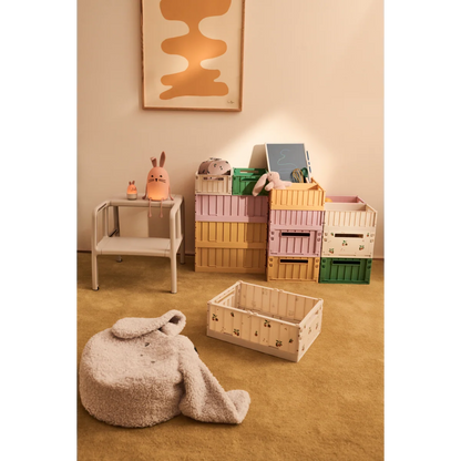 99.LW14677_2775 # Σετ Αποθηκευτικά Καλάθια Μεγάλα Rose Blush
