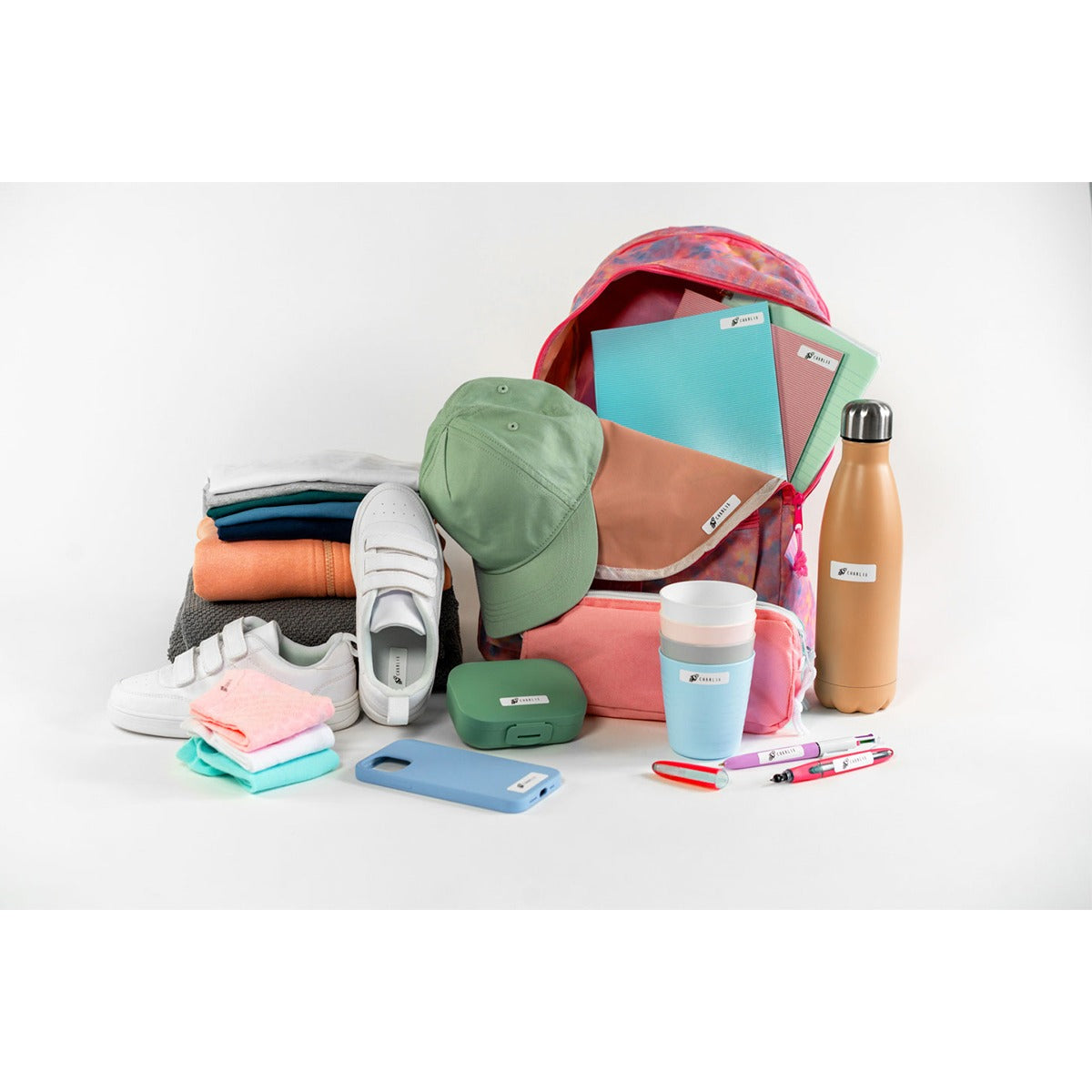 99.COL-166667 # Σφραγίδα Ρούχων & Αντικειμένων Αγγλικό Αλφάβητο Green