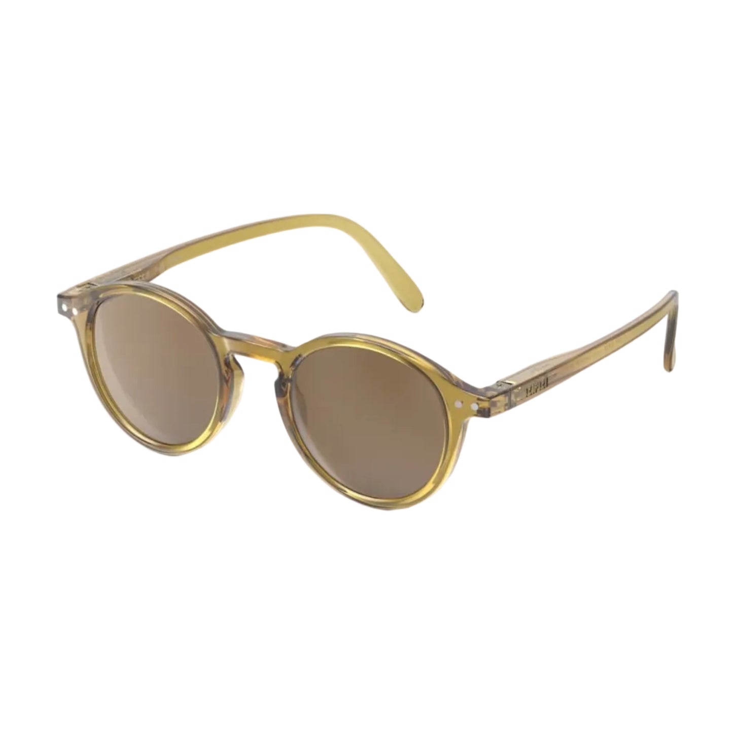 99.IZPZjnr11D-GOLDGREEN # Kids Sunglasses #D Golden Green (7-11 years old)