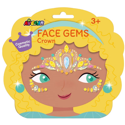 99.60811 # Αυτοκόλλητα Προσώπου Πολύτιμες Πέτρες Crown