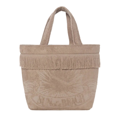 62A.MBB/GRG # Small Beach Bag All Day Basket Greige