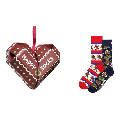 52B.P003375 # Κουτί Δώρου Κάλτσες Ενηλίκων Gingerbread Heart