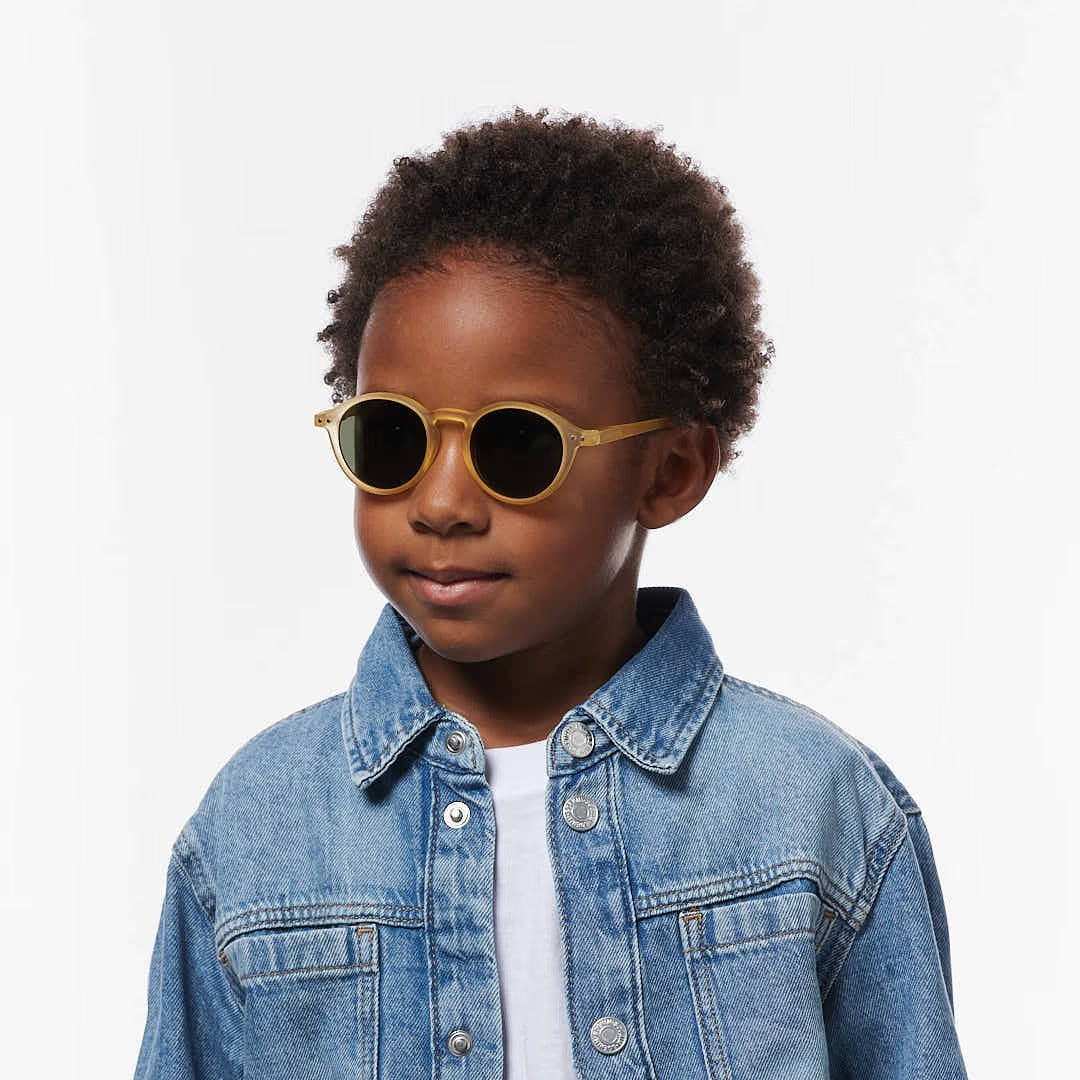99.IZPZkids5D-YELLHONEY # Kids Sunglasses #D Yellow Honey (3-5 years)