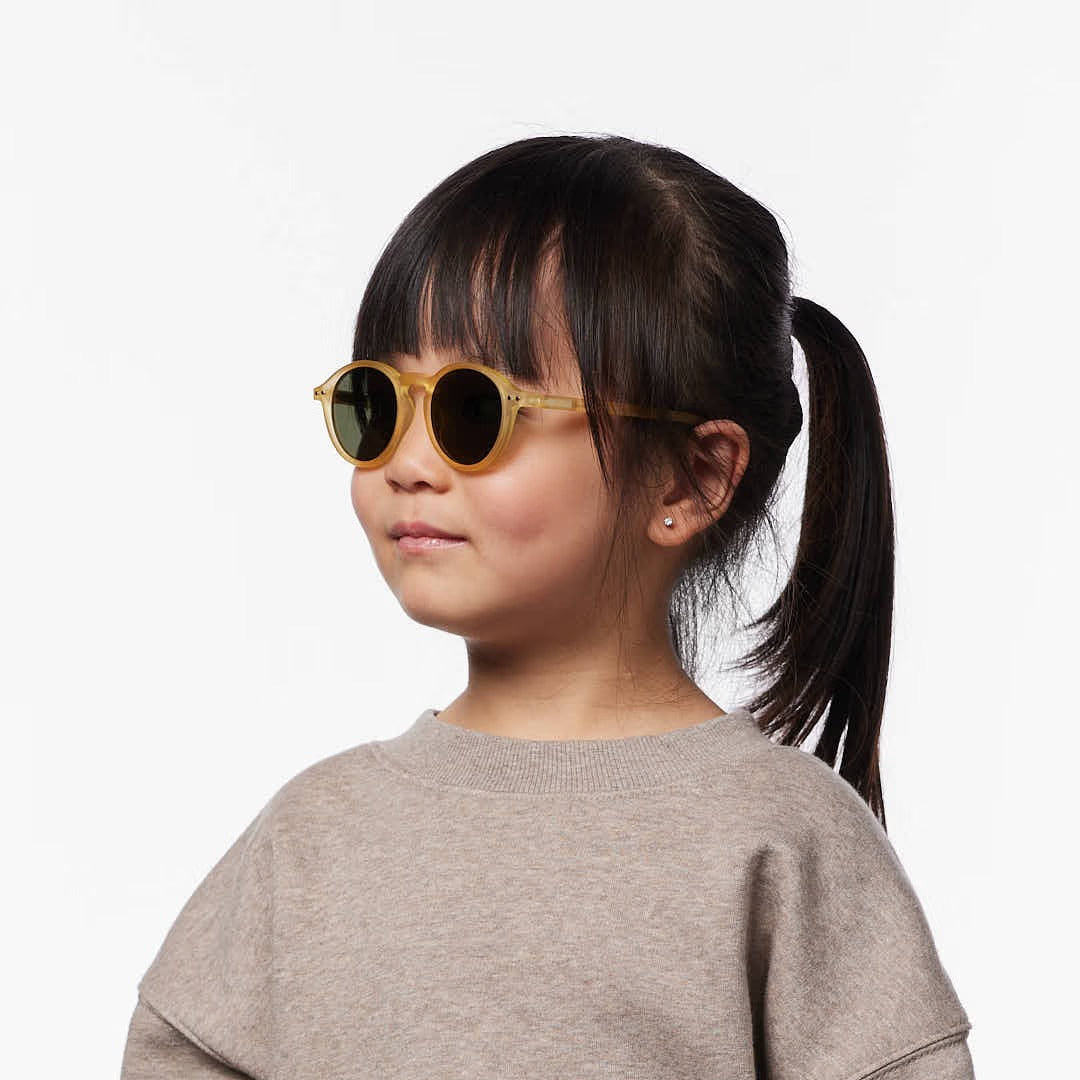 99.IZPZkids5D-YELLHONEY # Kids Sunglasses #D Yellow Honey (3-5 years)
