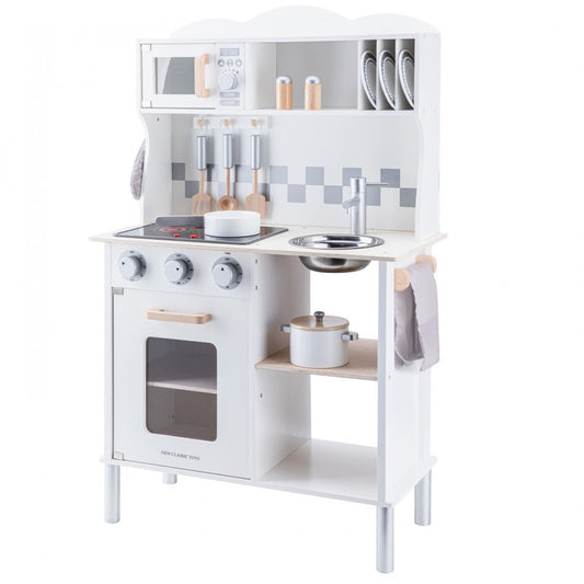 99.CT11068 # Ξύλινη Κουζίνα Electric Cooking White