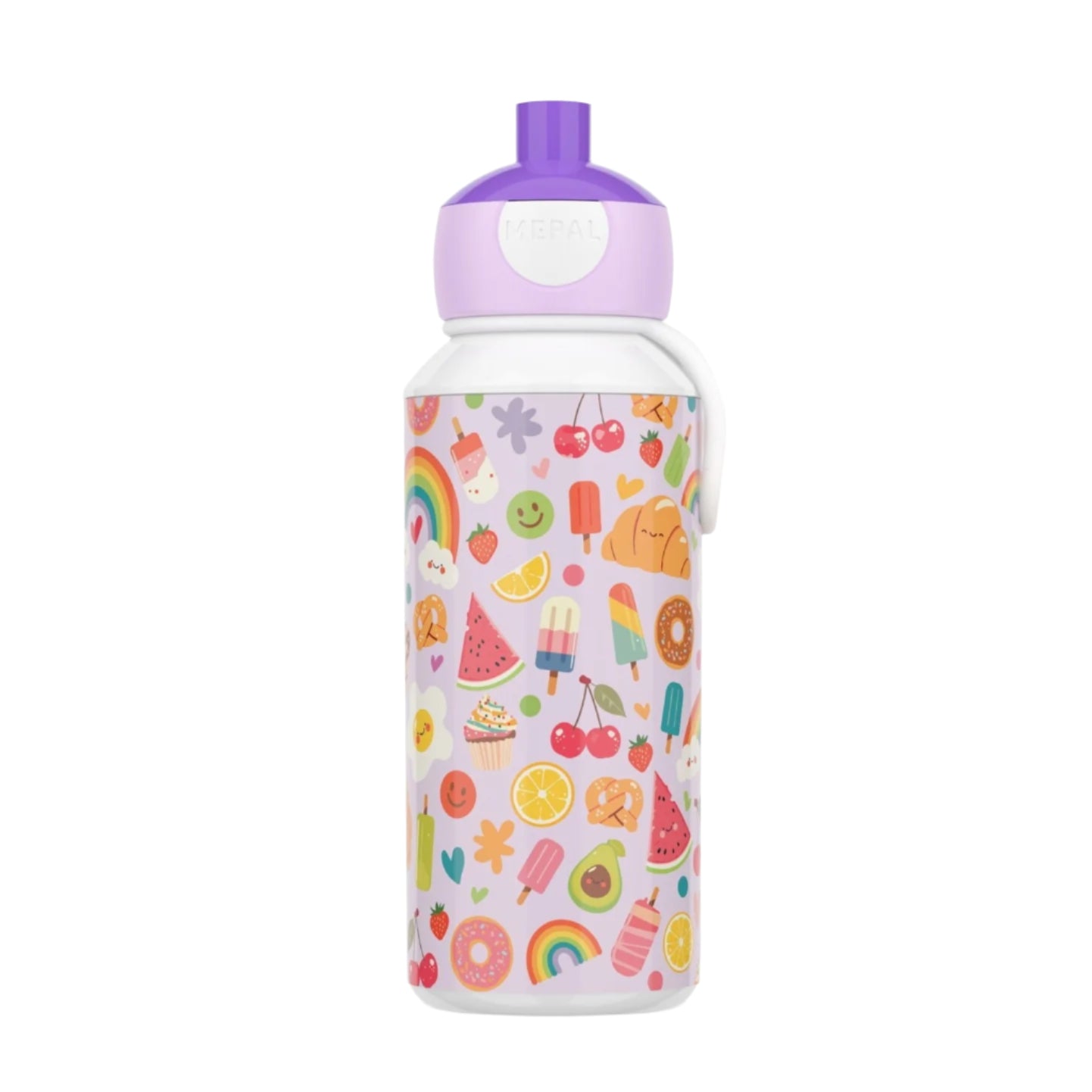 99.107410065405 # Kids Water Bottle Pop Up Campus 400ml Food Test