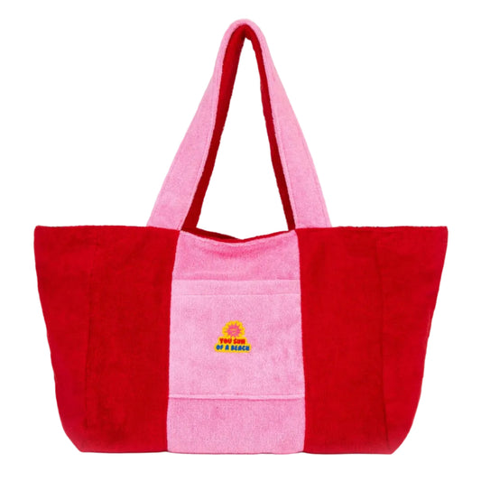 62A.TOB/B/BLM-BBP # Beach Bag Bicolor Bloody Mary 