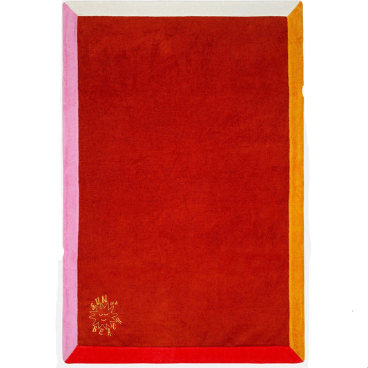 62A.SI/M/COP-BBP-E # Large Beach Towel Multi Coppertone