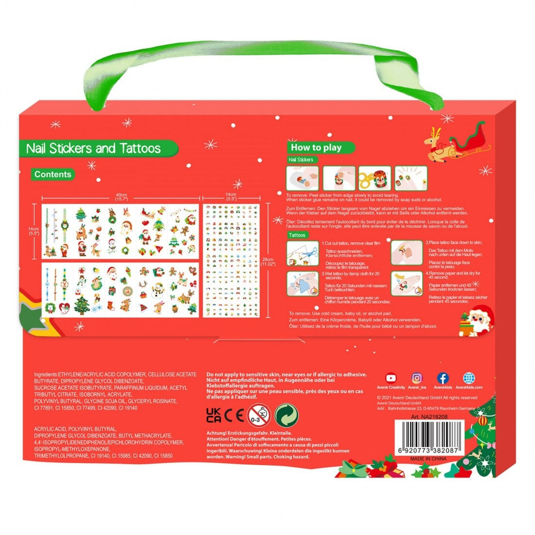 99.60858 # Αυτοκόλλητα Νυχιών & Τατουάζ Christmas