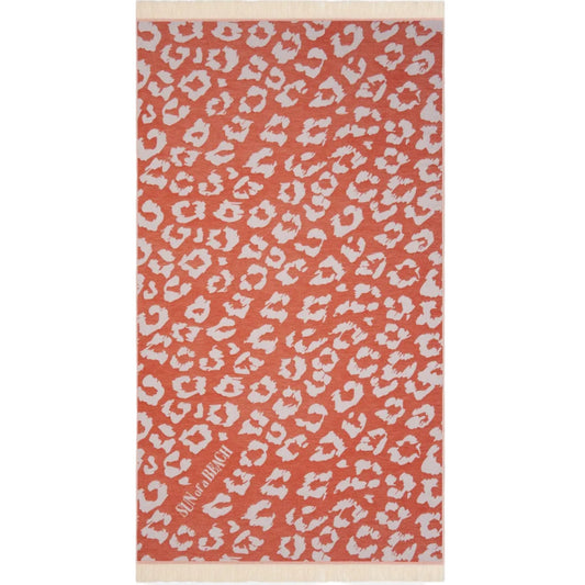 62A.PT/SAF/COP # Beach Towel Pareo Safari Coppertone